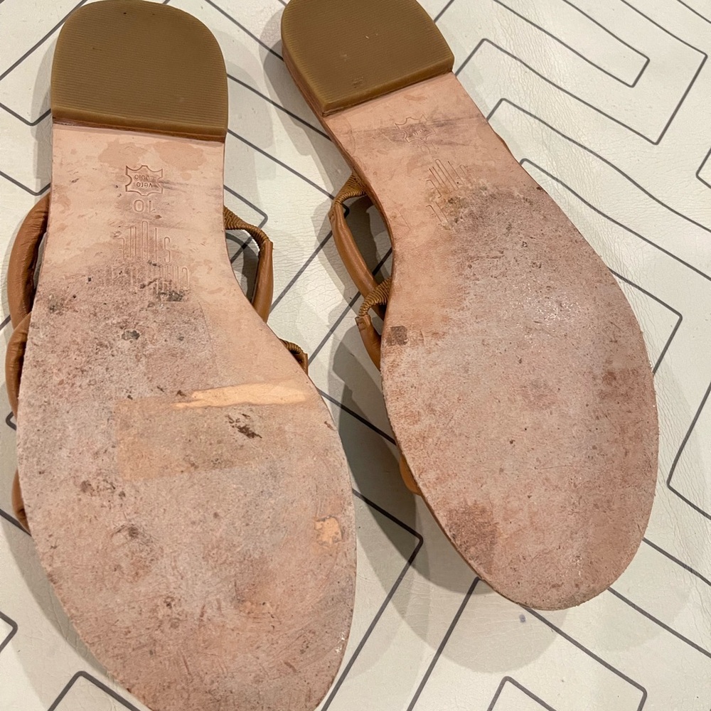 Charlotte Stone Leather Sandals - Picture 11 of 13